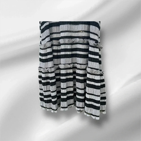 ⭐️NWOT⭐️ Hunter Bell NYC- Matthews Dress Black Stripe size S - Picture 8 of 10